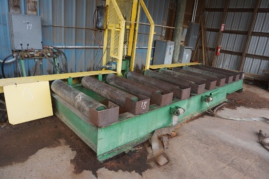 BAR TYPE PACKAGE CUT OFF SAW W/4' X 16' ROLLS