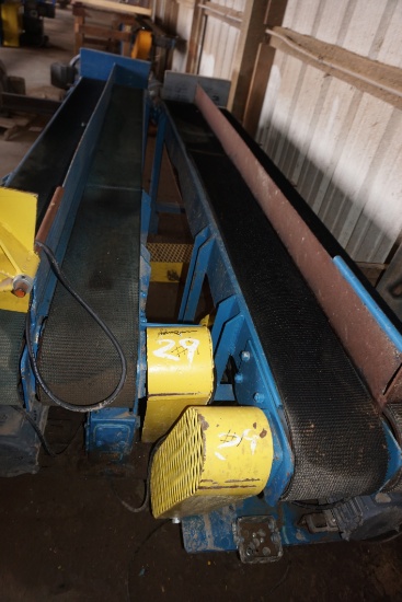 7" X 8' DBL BELT CONVEYOR 2 X'S THE MONEY