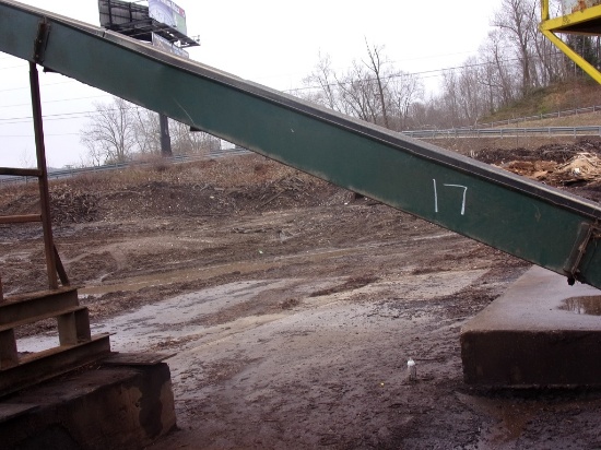 55' BARNSWEEP CONVEYOR W/30' INCLINE & ELECT DRV