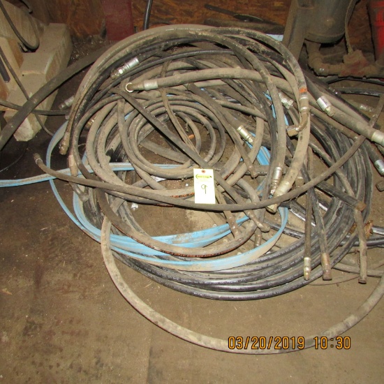 PILE OF HYD HOSES
