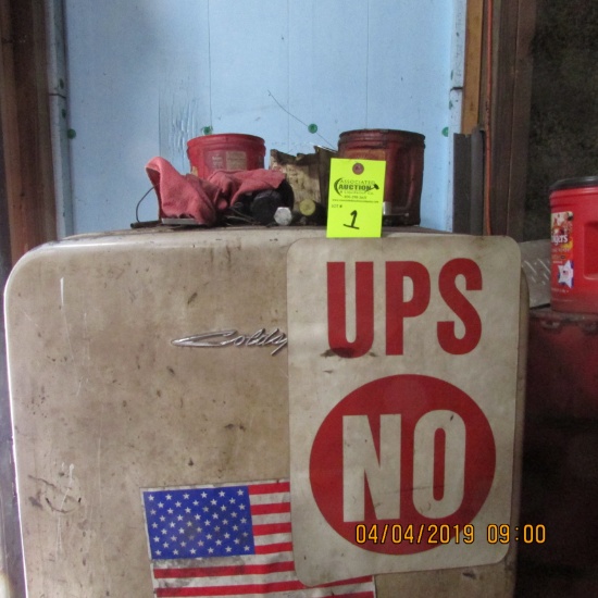 REFRIDGERATOR FULL OF WELDING RODS