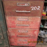 RED CABINET W/ELECTRICAL