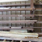 2 SECTIONS OF DEAD ROLLS, STEEL RACK & CONTENTS