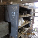 BELT LACER & METAL CABINET W/MISC