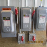 (1) 60 AMP & (2) 30 AMP DISCONNECTS