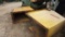 (2) YELLOW CUT OFF SAW GUARDS