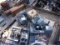 (2) PALLETS OF ELECT MTRS & METAL MOUNTING LEGS