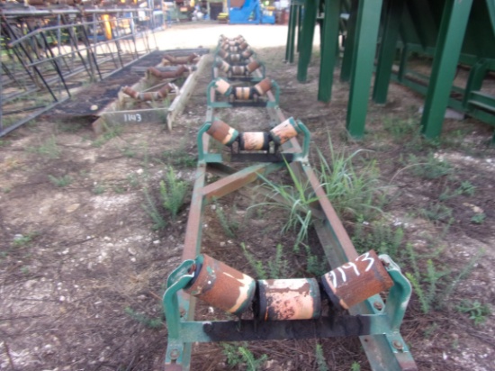 (2) SECTIONS OF FRAME & ROLLERS