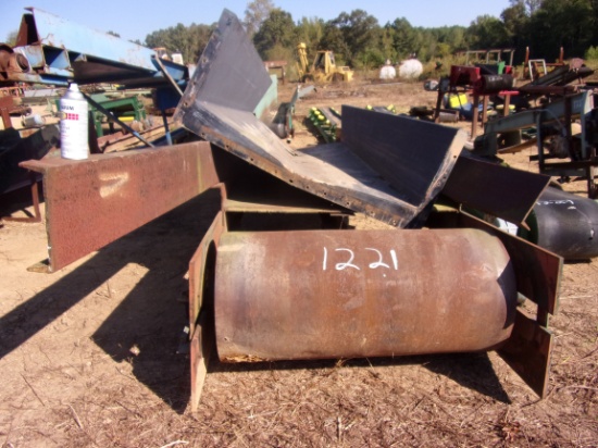 48" X 18' BELT CONVEYOR W/IDLE END ONLY & FIBERGLASS SECTION