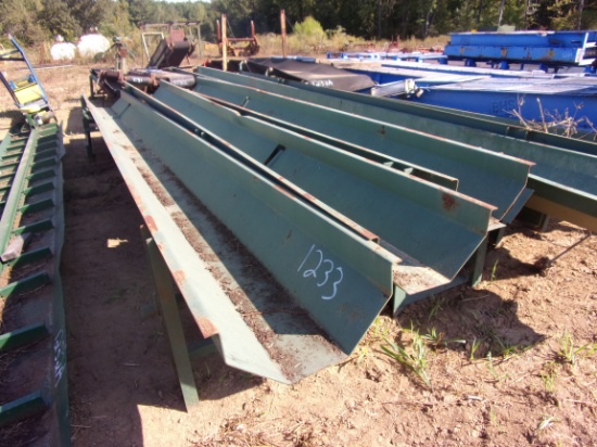 (5) SECTIONS 18" CONVEYOR BELT PANNING TOTALING OF 100'
