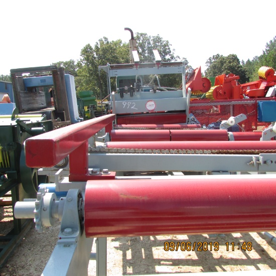 LIGNA 6 X 40 2 SAW EDGER W/10' INFEED, 10' OUTFEED, 50HP MTR & HYD PACK