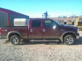 2005 FORD F250 4 DR SUPER DUTY W/6L DIESEL V8 VIN: 1FTSW21PX5EA63471