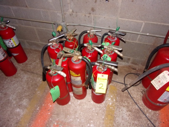 (10) FIRE EXTINGUISHERS