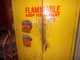 METAL CABINET & CONTENTS