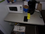 COFFEE MAKER & MICROWAVE TABLE