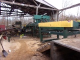 KENT GRADE RESAW SYSTEM W/10' INFEED, 10' OUTFEED RUNAROUND, 8' SPIRAL ROLLCASE, (2) 15HP HYD POWER