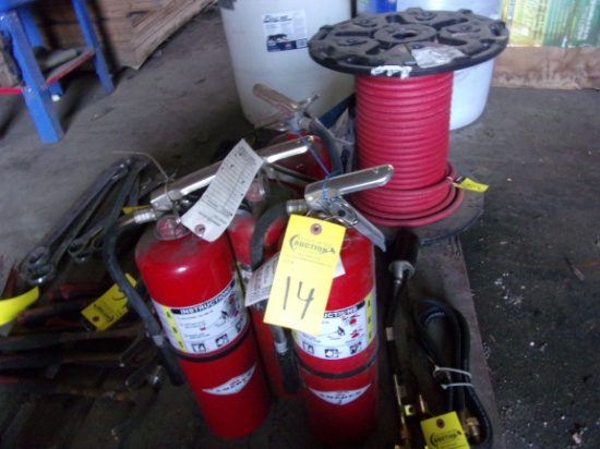 (4) FIRE EXTINGUISHERS