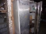 METAL CABINET W/BOXES OF AIR TOOL OIL