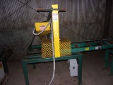 MANUAL CHOP SAW W/INFEED & OUTFEED