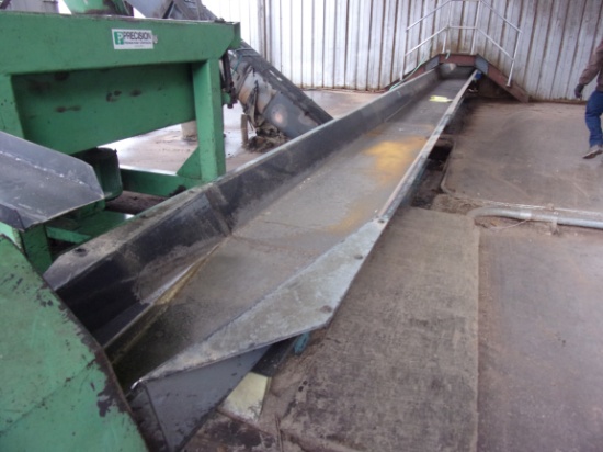 WEBSTER 24"/33" 75' VIBRATING CONVEYOR W/CHIPPER TRANSITION & SAWDUST SCREEN