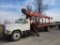 1994 FORD VIN# 1FDPF80C5SVA35558 BW W/TRUCK CRANE & DIESEL 6 SPD