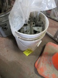 BUCKET OF GARAGE DOOR PARTS