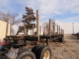 SHOP BUILT 40' LOG BUNK TRAILER