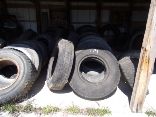 ALL TIRES IN SHED