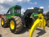 1998 JOHN DEERE 648GII GRAPPLE SKIDDER S/N DW6486X569780 W/APPROX 11,000 HRS