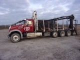 2010 MACK MDL GU713 TANDEM AXLE BOOM TRUCK W/7500 SERCO REAR MOUNTED KBL AIR RIDE
