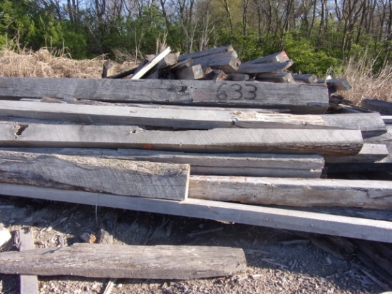 ALL LUMBER & SQUARES IN FRONT YARD BY MAT MAKING BLDG (NO SWAMP MATS)