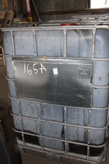 TOTE OF BLACK COLORANT (APPROX 1/3 FULL)