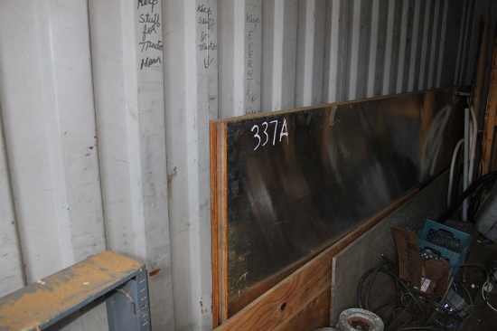 (3) SHEETS 4' X 10' METAL CLAD PLYWOOD