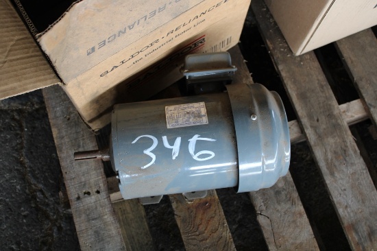 (2) ELECT MTRS & (4) NEW 4.10/3.50 FLAT FREE WHEELS