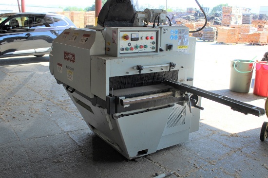CANTEK MDL MRS-300 GANG SAW W/SLEEVED ARBOR S/N 0617312025