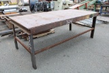 4' X 7' METAL TABLE