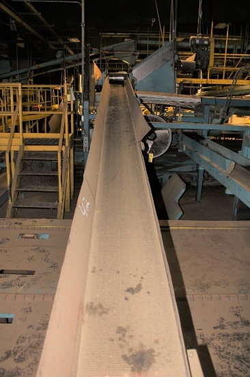 12" X 21' BELT CONVEYOR W/ELECT DRV