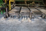12' X11' 5 STRAND LANDING TABLE W/ROOF TOP CHAIN,5' HIGH X 5 STRAND UNSCRAMBLER W/ELEC DRIVE