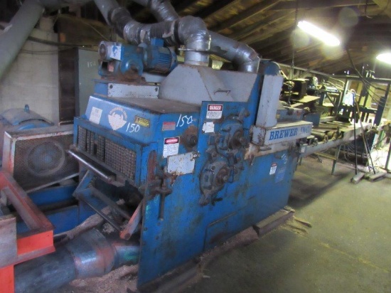 BREWER MDL 8112 S/N 5686 DBL ARBOR DBL BAY, W/SIZER, 150HP MTR ON TOP & 150HP MTR ON BOTTOM