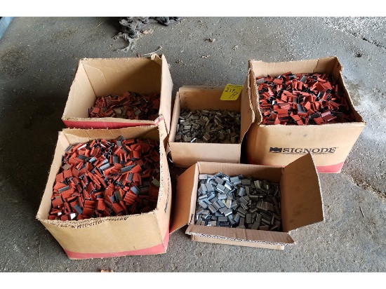 (5) BOXES OF STRAPPING CLIPS