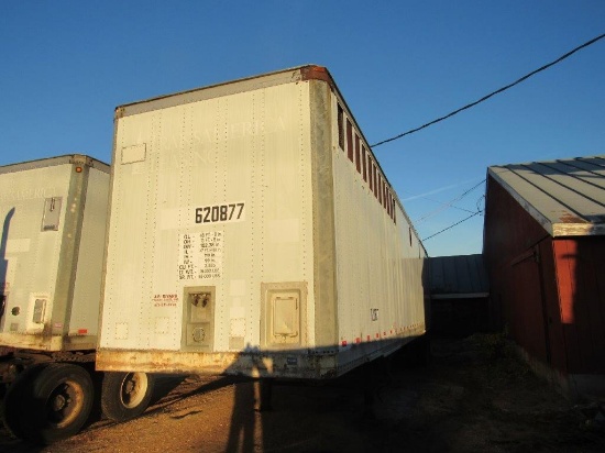 2000 HYUNDAI 48' VAN TRAILER TRI-AXLE CHIP TRAILERMDL VI2480152JS2 VIN: 3H3482C5YT108177