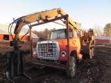 1984 FORD MDL 9000 VIN: IFDY490X8EVA58212 W/HUSKY BRUTE KNUCKLE BOOM W/CUMMINS ENGINE
