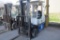 NISSAN 50 PROPANE FORKLIFT W/CUSHION TYPE TIRES 2 STAGE MAST SIDE SHIFT S/N: NOT LEGIBLE