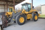 2015 VOLVO L70H WHEEL LOADER W/NEWER 20.5 R25 RUBBER, HYD COUPLER, 3RD SPOOL HYD FOR CLAMP 11K HRS S