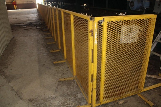 YELLOW SAFETY GUARDS ON EACH SIDE OF DEBARKER