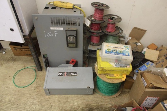 SPARE A-B VFD W/WIRE & MISC ON FLOOR