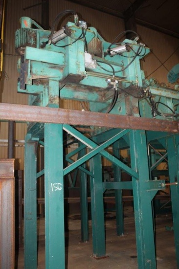 FILER AND STOWELL 6FT LINE BAR W/2 PRESS ROLLS