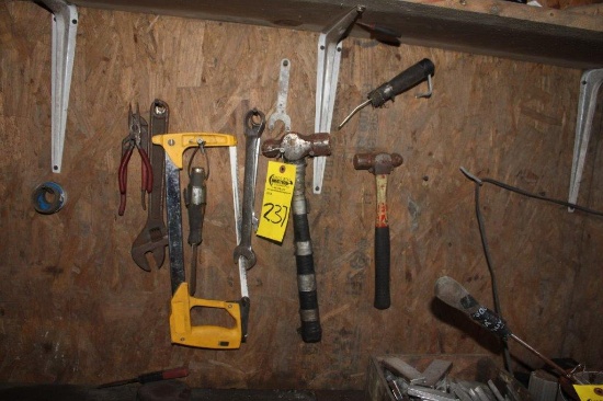 TOOLS AND MISC ON WALL
