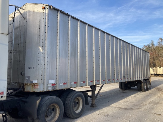 2009 ITI Mod. SDS-45; 45'-96" aluminum tandem axle open-top trailer; screen