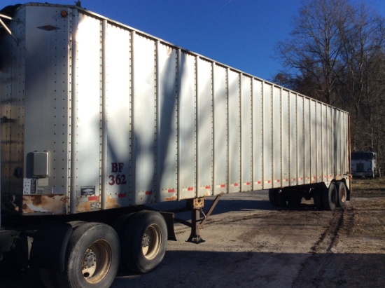 2007 Innovative Mod. SDS-45; 45'-96" aluminum tandem axle-open top trailer;